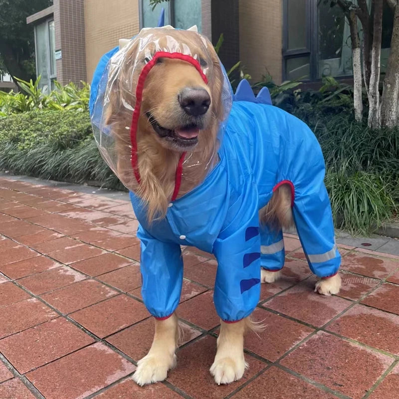 Dinosaur Dog Raincoat