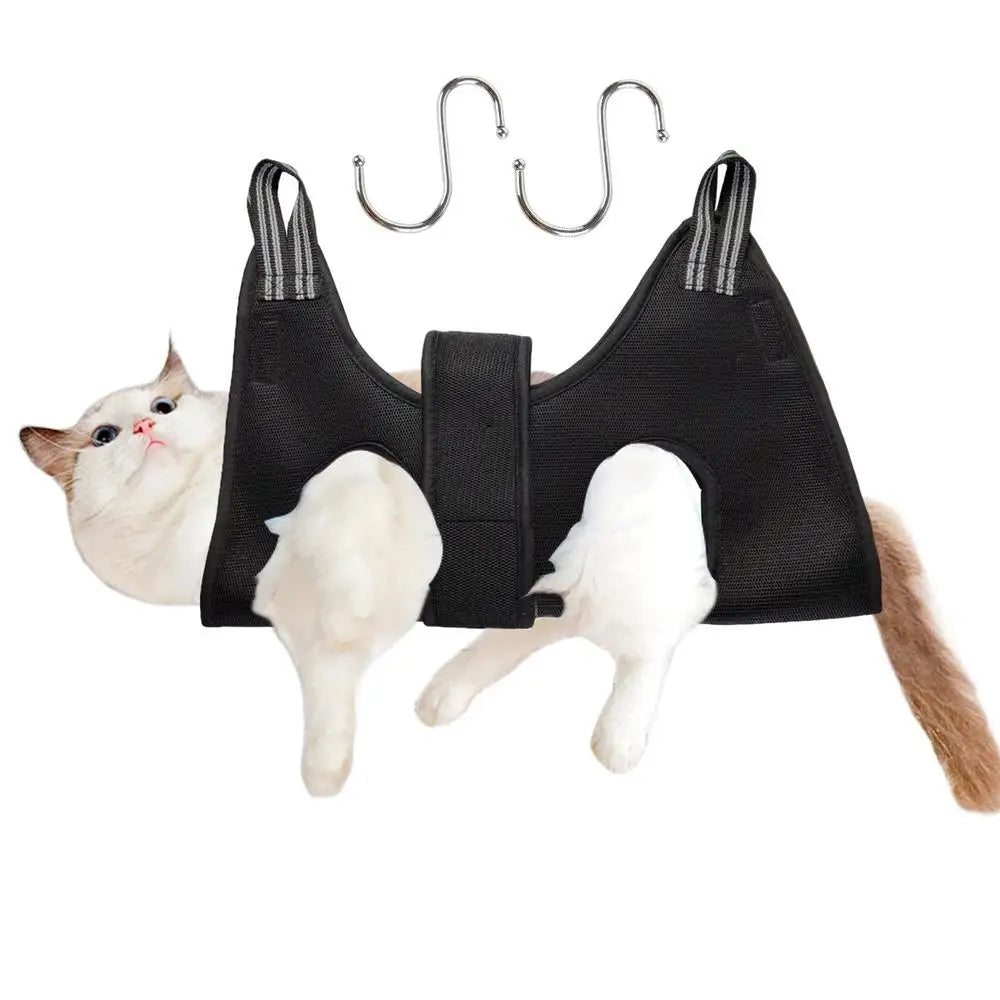 Dog Grooming Hammock in XS black