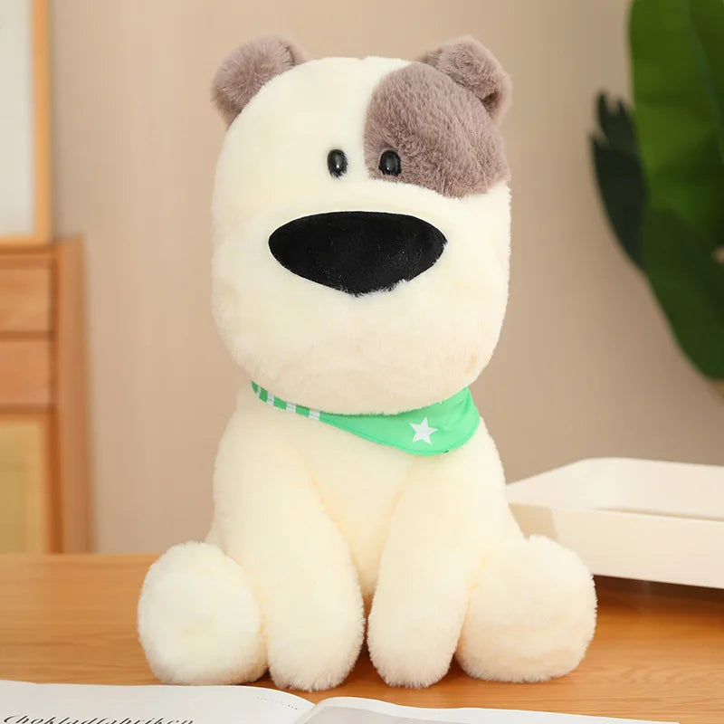 Plush Dog in White