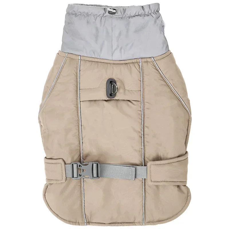 Waterproof Dog Jacket in Beige