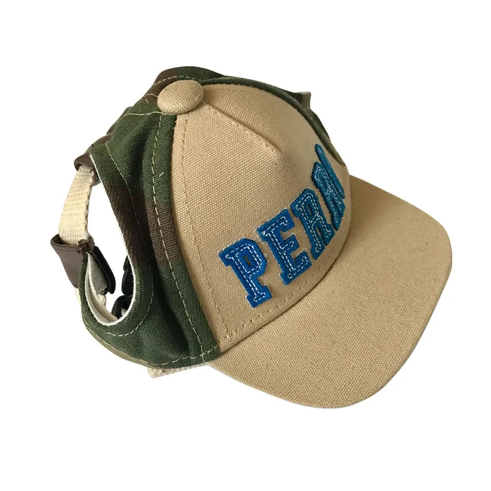 Dog Baseball Hat in Green
