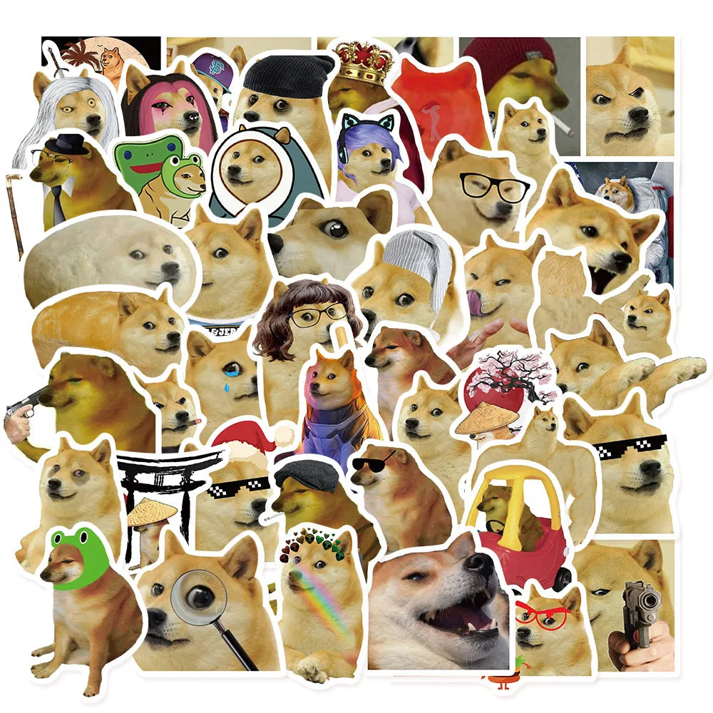 Doge Stickers in 50Pcs