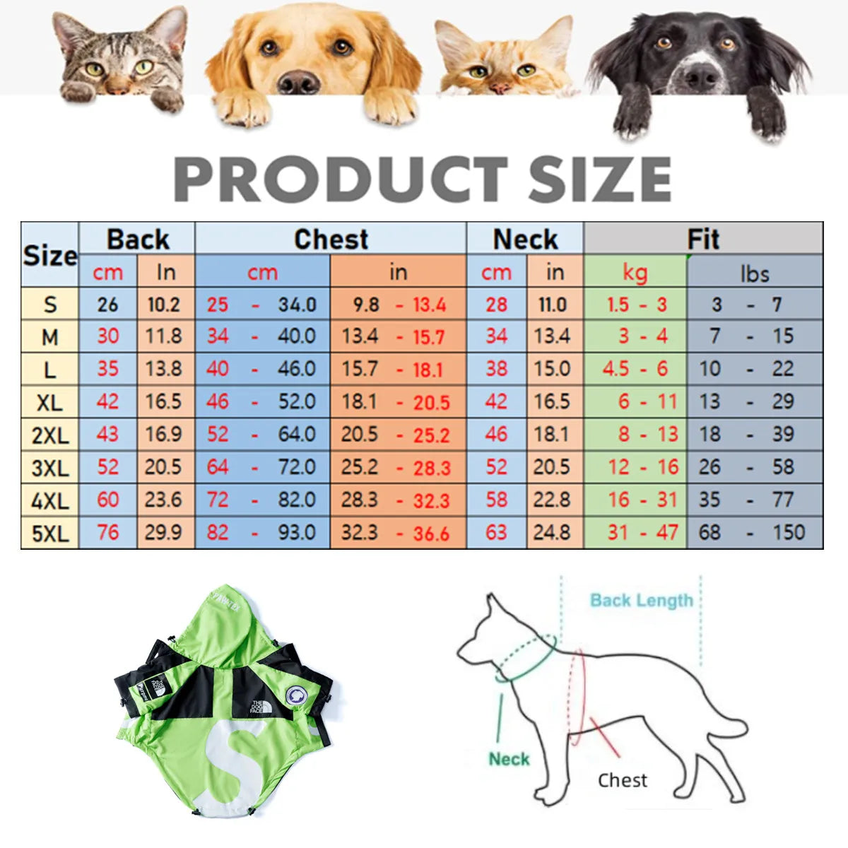 Supreme Dog Jacket