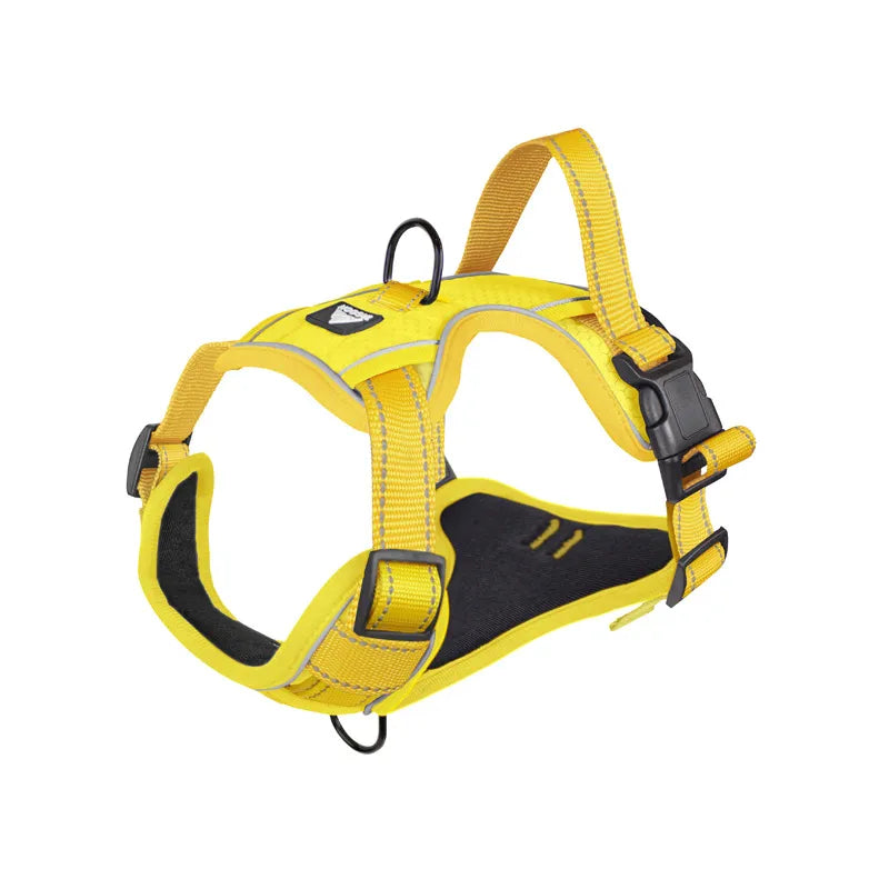 Adjustable Dog Harness in Yellow