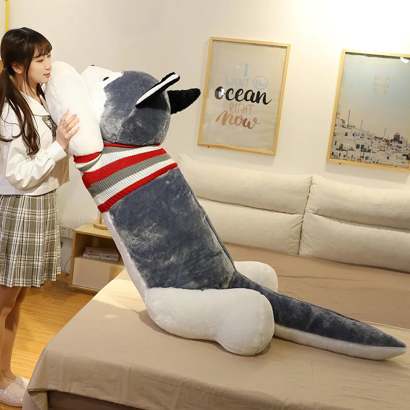 Large Husky Plush Toy