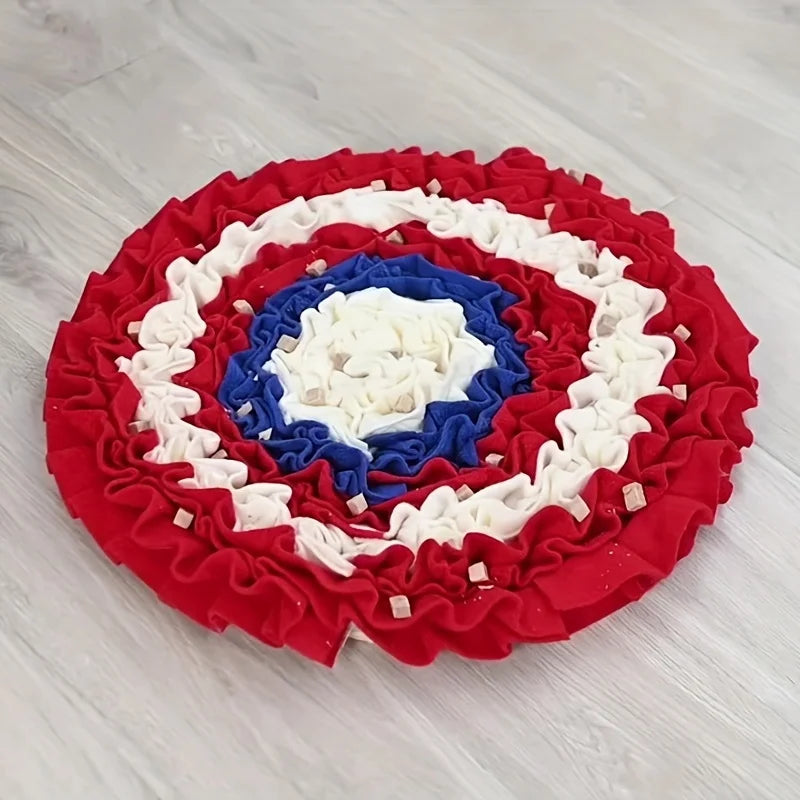 Snuffle Mats For Small Dogs in Red & White