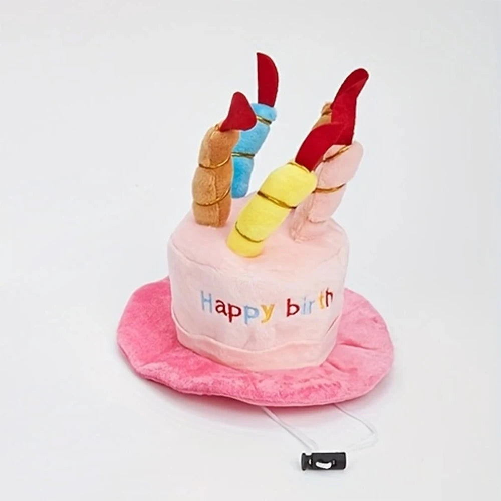Dog Birthday Hat in Pink