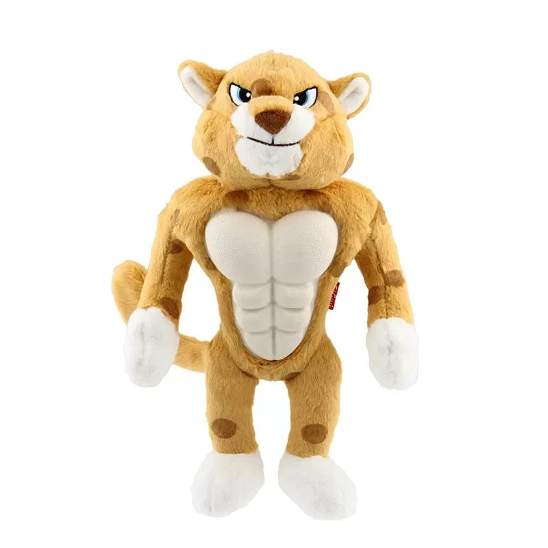 Plush Dog Toy in Leopard