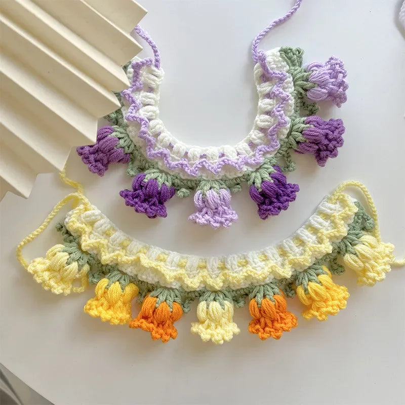 Knitted Dog Collar
