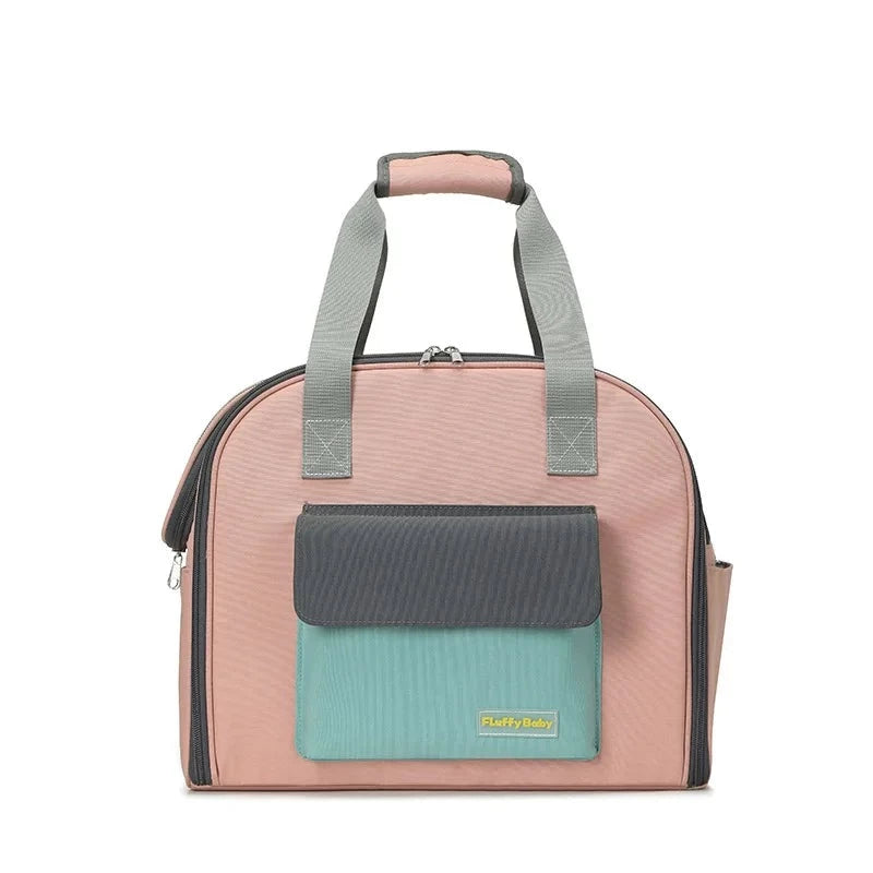 Small Dog Carrier Handbag in Pink