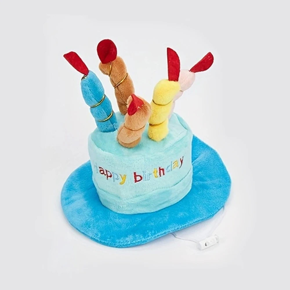 Dog Birthday Hat in Blue