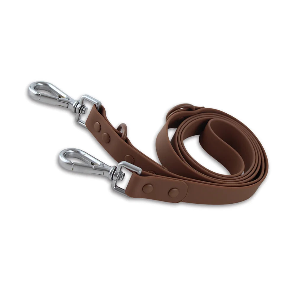 Double Harness For Dogs in Leash Chocolate