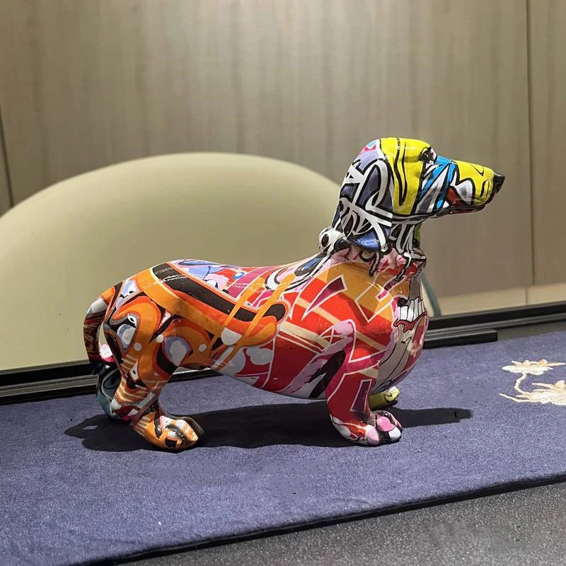 Dachshund Dog Statue