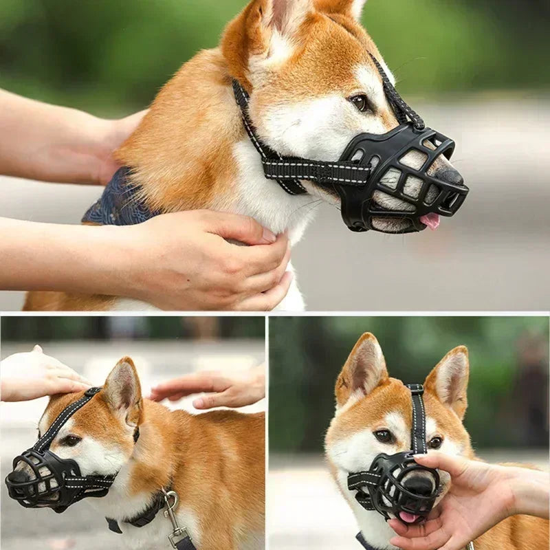 Safe and convenient: Our muzzle enables your dog to travel safely and protects them from potential hazards, allowing for a worry-free journey.
