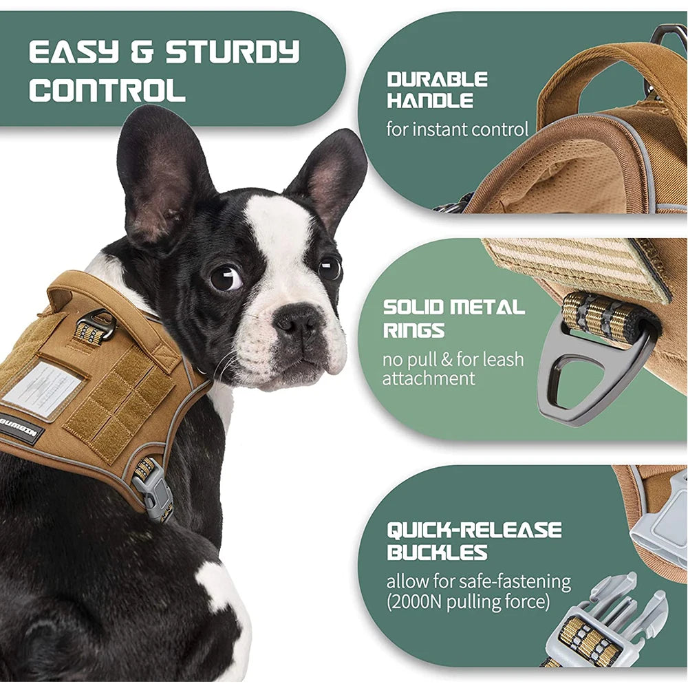 Adjustable Tactical Dog Harness