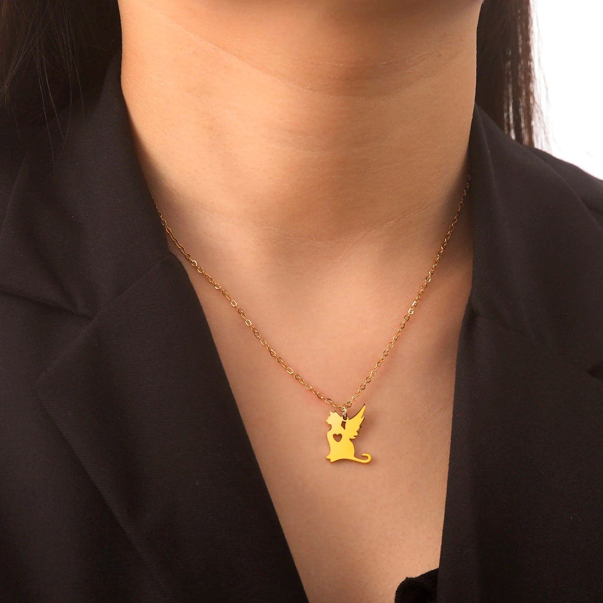 Angel Dog Necklace