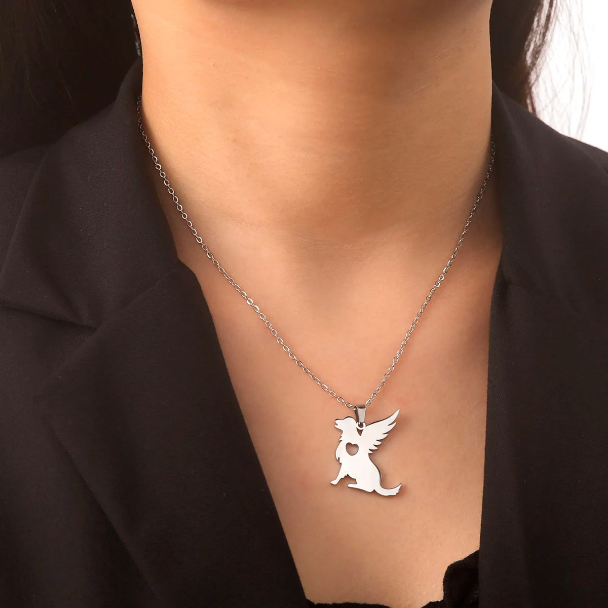 Angel Dog Necklace