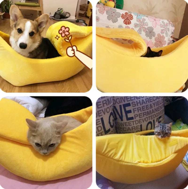 Banana Dog Bed