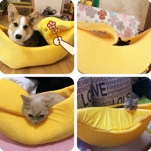 Banana Dog Bed