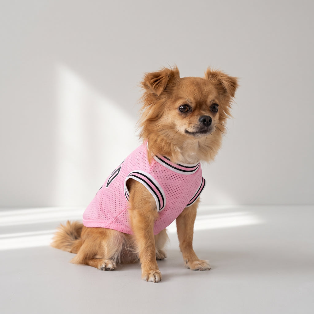 Basketball Jerseys For Dogs with a chihuahua, studio photo