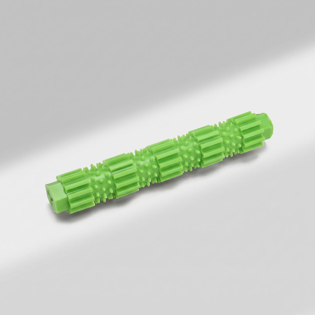 Tough Chew Toy for Dogs, 18 cm Long, studio photo on a light grey background