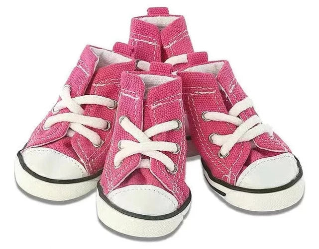Converse Dog Shoes in Pink