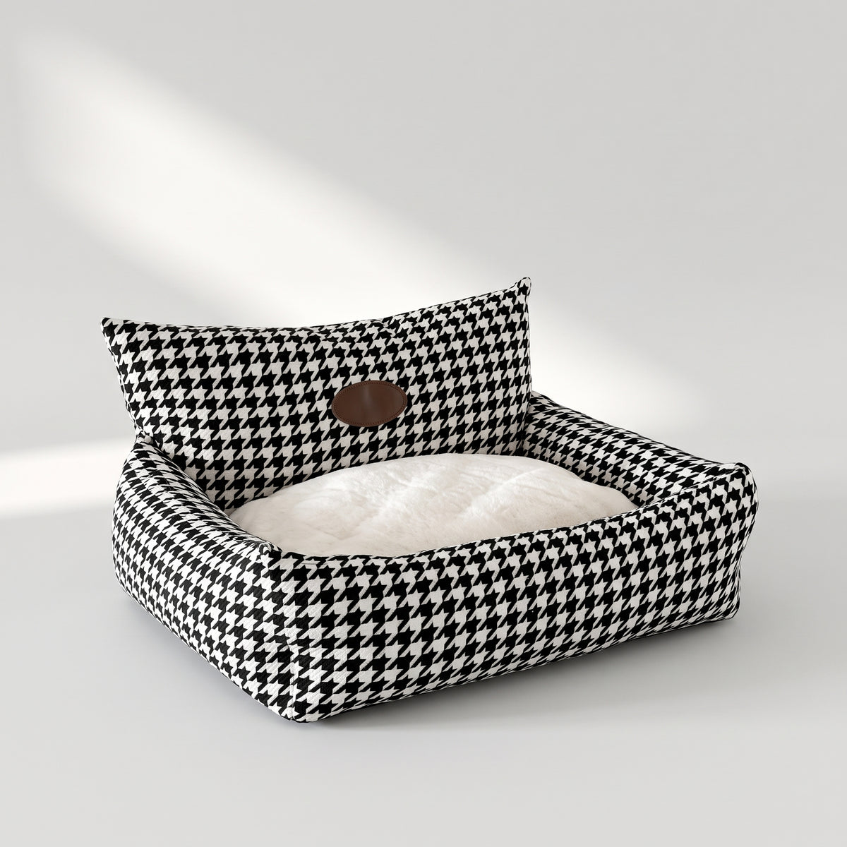 Cute Dog Beds, studio photo on a light grey background