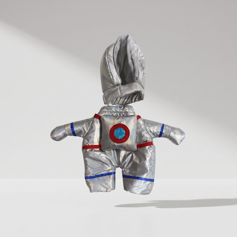 Stylish dog astronaut costume