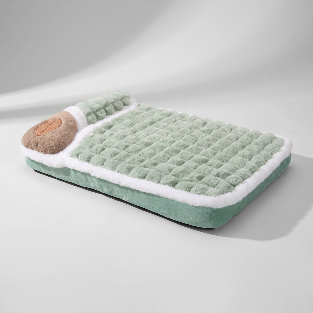 Dog Bed Mat, studio photo on a light grey background