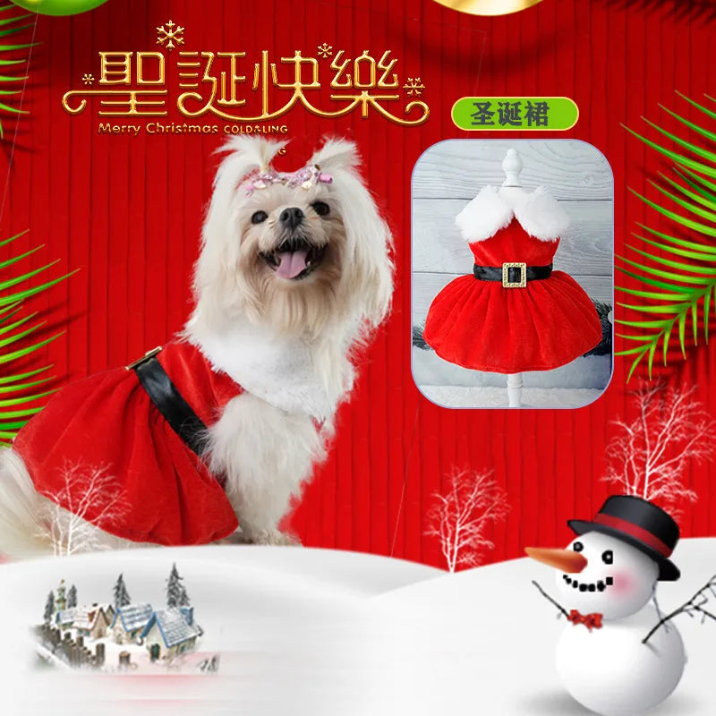 Dog Christmas Dress