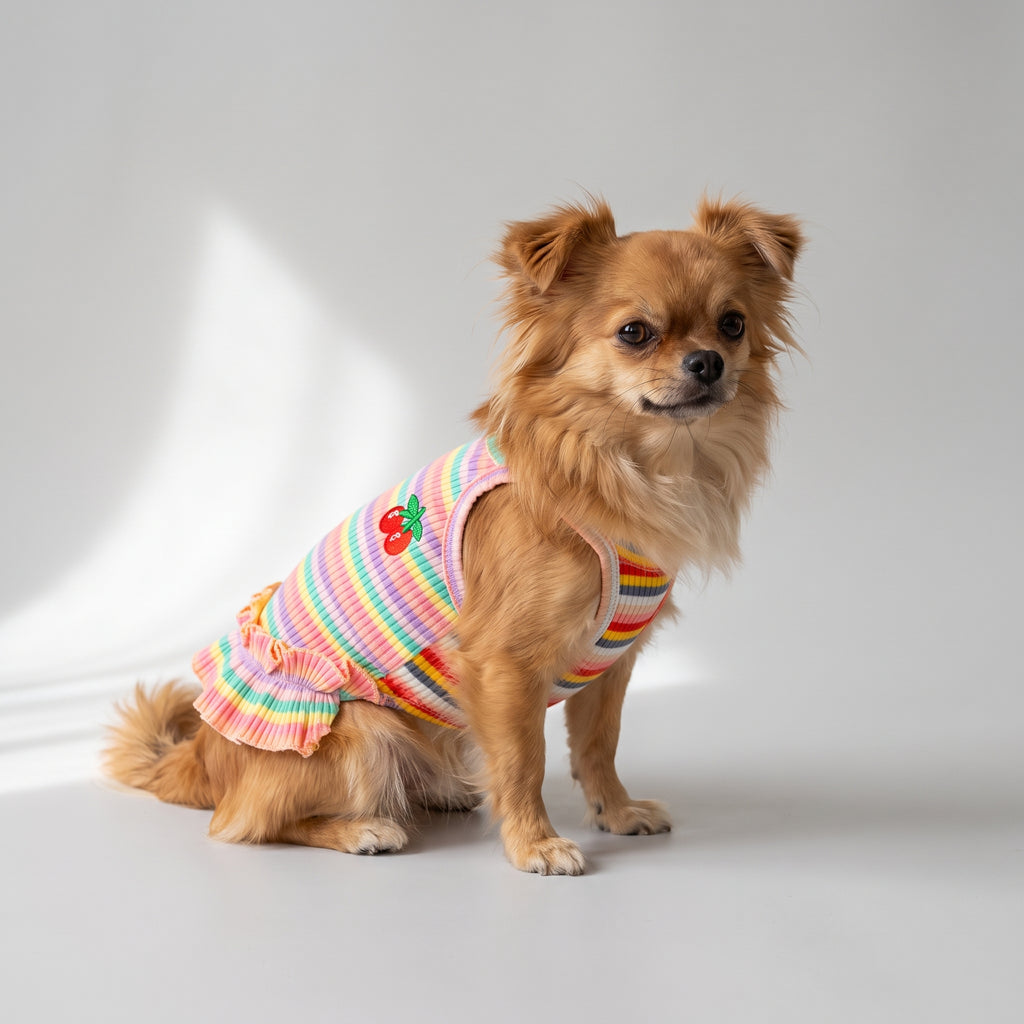 Dog Dog Dress with a chihuahua, studio photo