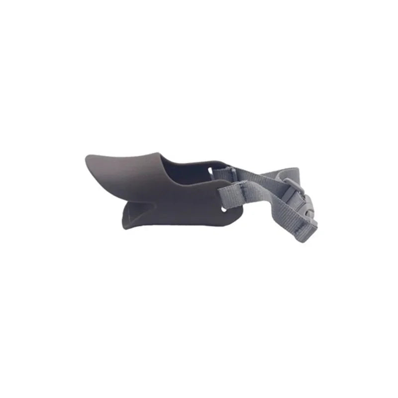 Dog Duck Muzzle in Gray