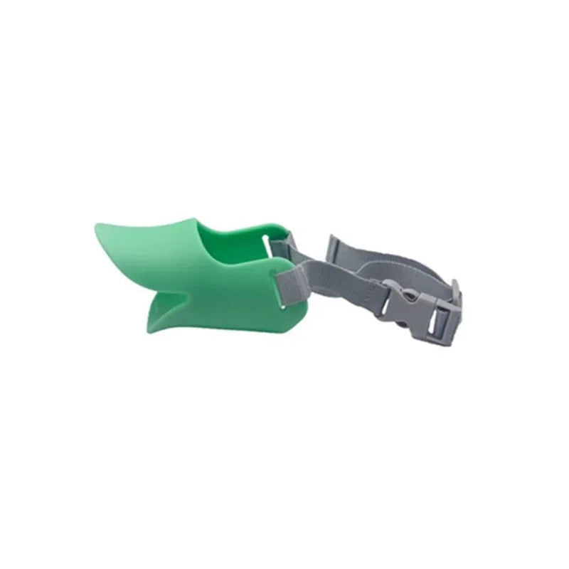 Dog Duck Muzzle in Green