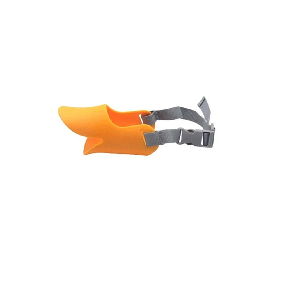 Dog Duck Muzzle in Orange