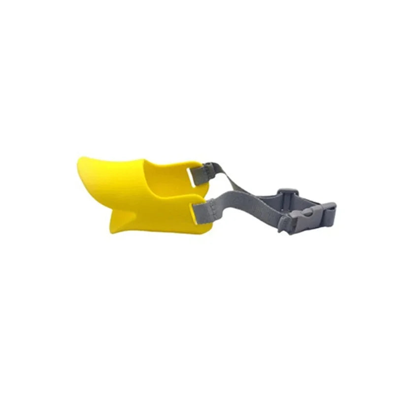 Dog Duck Muzzle in Yellow