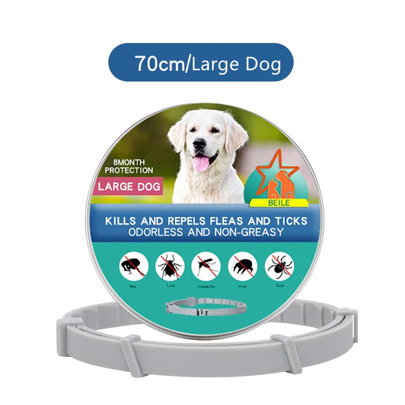 Dog Flea and Tick Collar in Large Dog 70cm