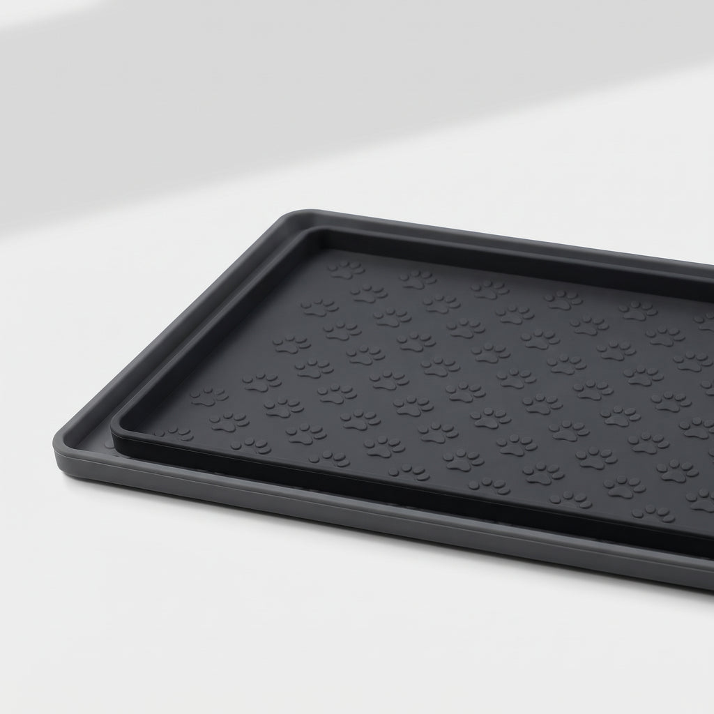 Dog Food Placemat, studio photo on a light grey background