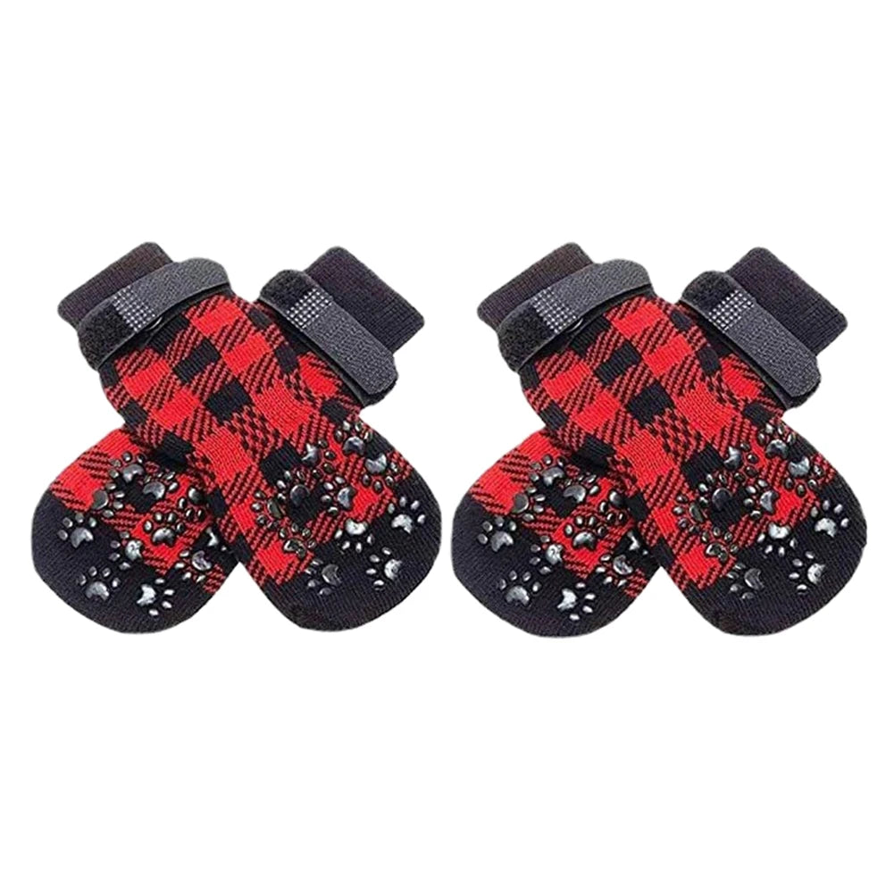 Dog Grip Socks in Red