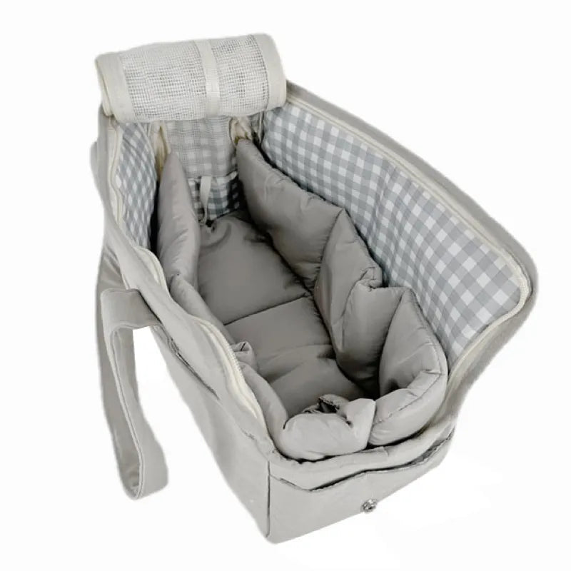 Dog Handbag in Grey