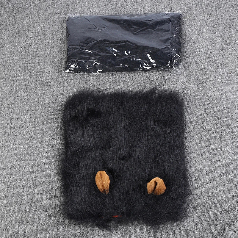 Dog Lion Costume in Black
