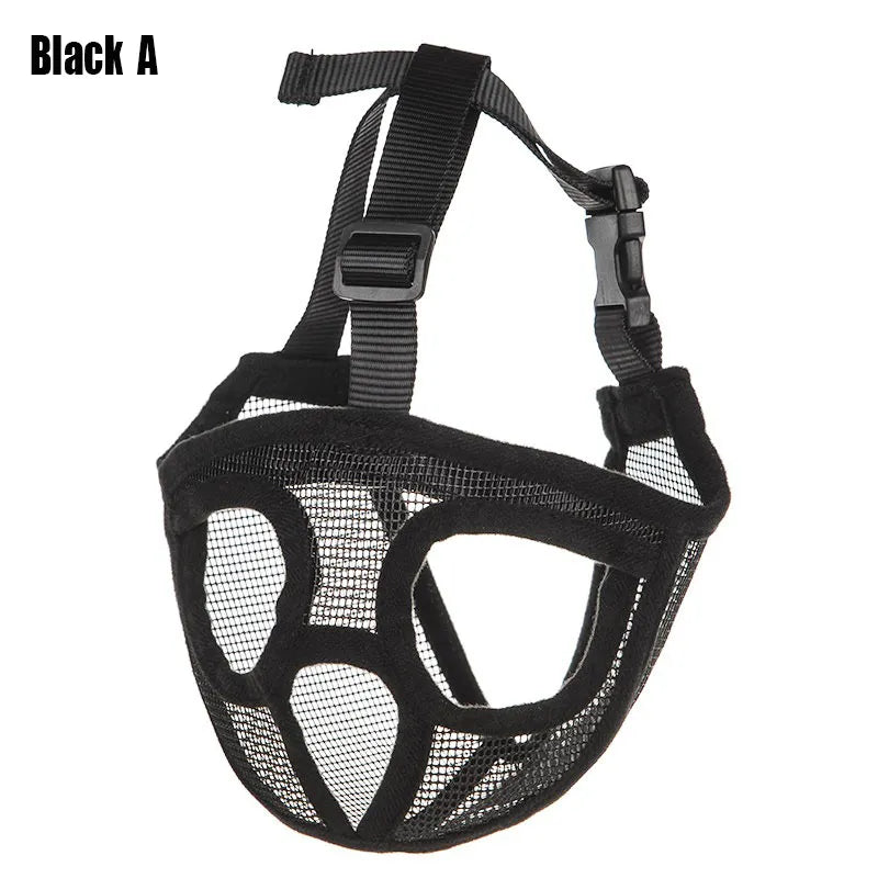 Dog Muzzle for French Bulldog in Black A