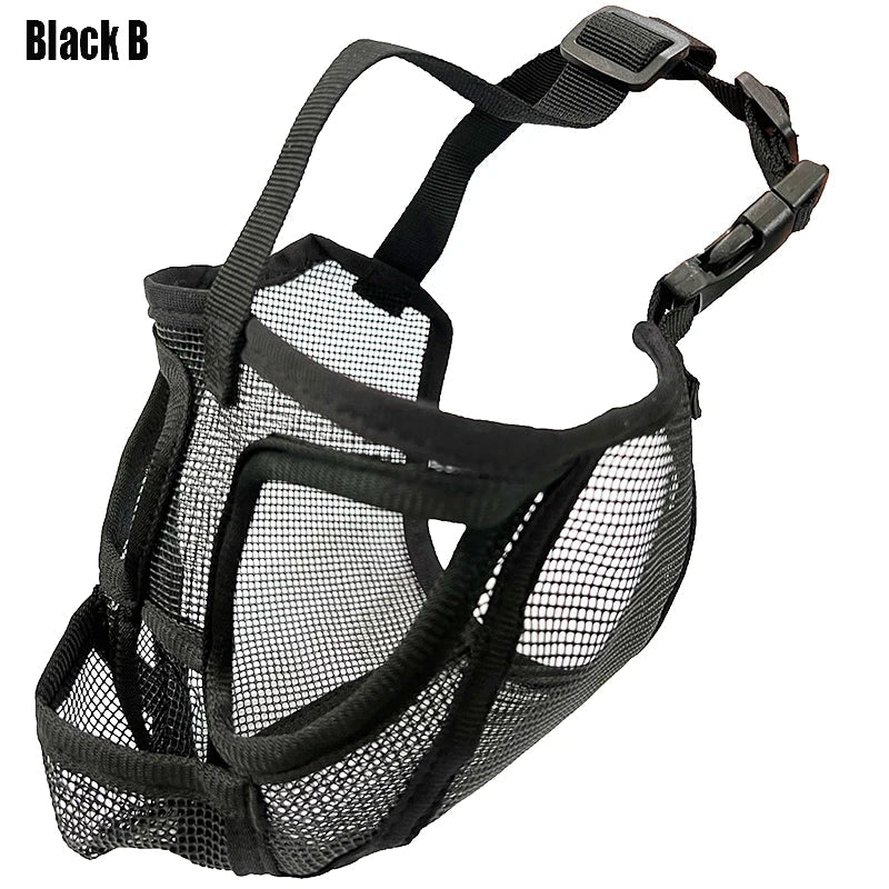 Dog Muzzle for French Bulldog in Black B