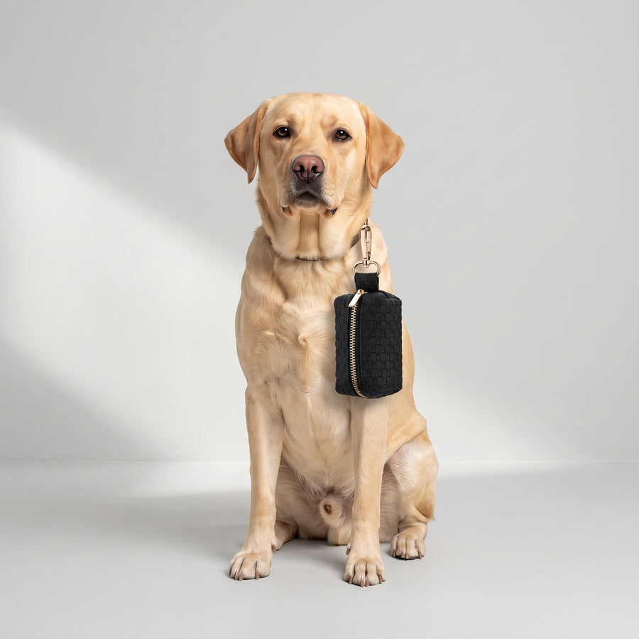 Garbage bag dispenser: This dog poop bag dispenser is designed to provide a convenient and economical solution for daily waste disposal. It comes with reasonable storage capacity, allowing you to easily carry poop bags wherever you go.