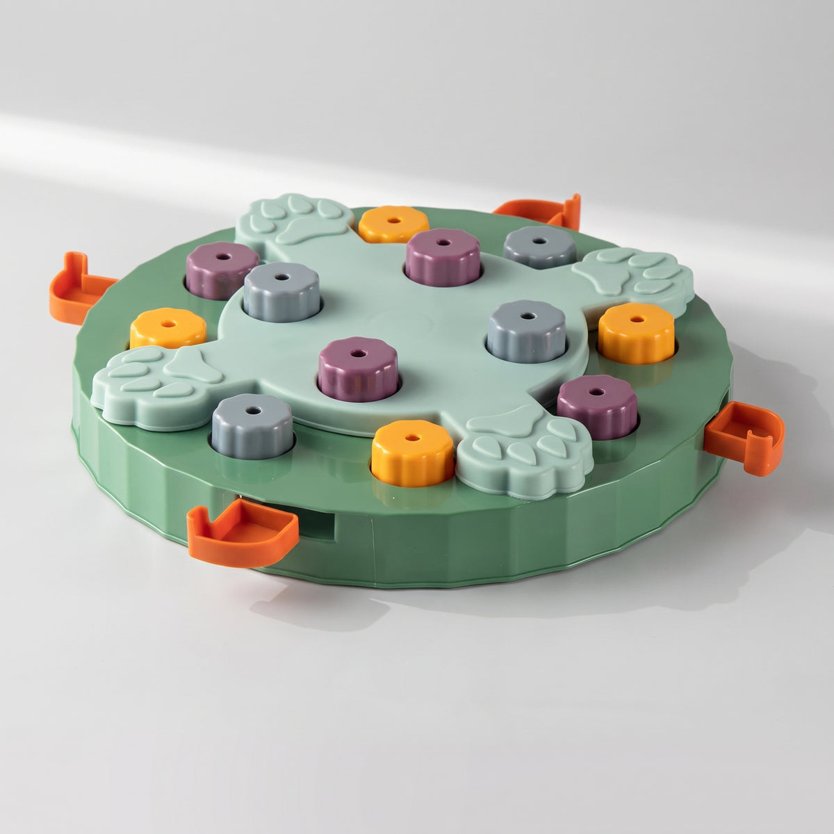 Dog Puzzle Games, studio photo on a light grey background