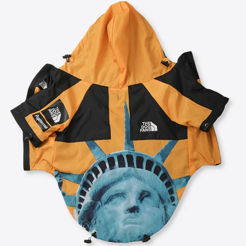 Dog Raincoat｜Liberty in Yellow