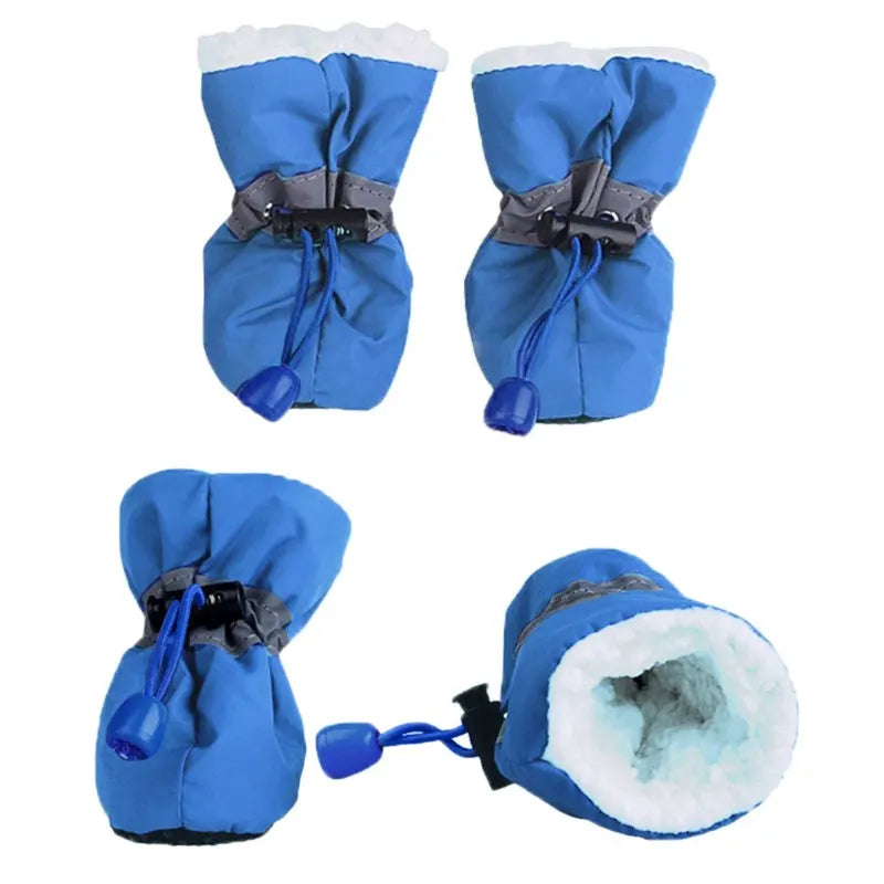 Dog Snow Shoes in Blue