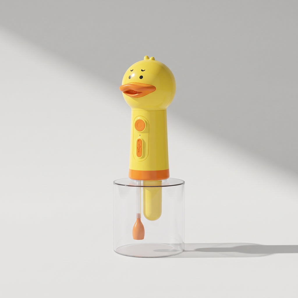 Dog Soap Dispenser, studio photo on a light grey background
