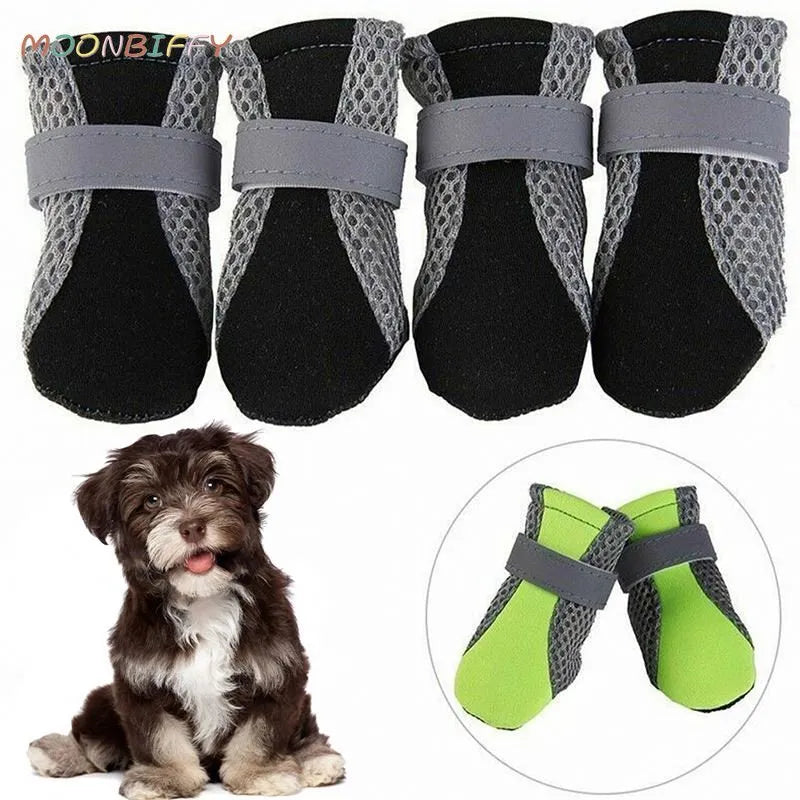 Anti-Slip and Wear-Resistant: The soft and comfortable rubber sole ensures your dog can walk, run, and play without the fear of slipping and getting injured.