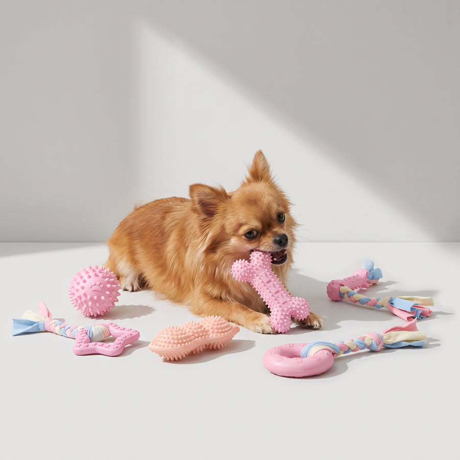 Chew toy made of durable rubber material