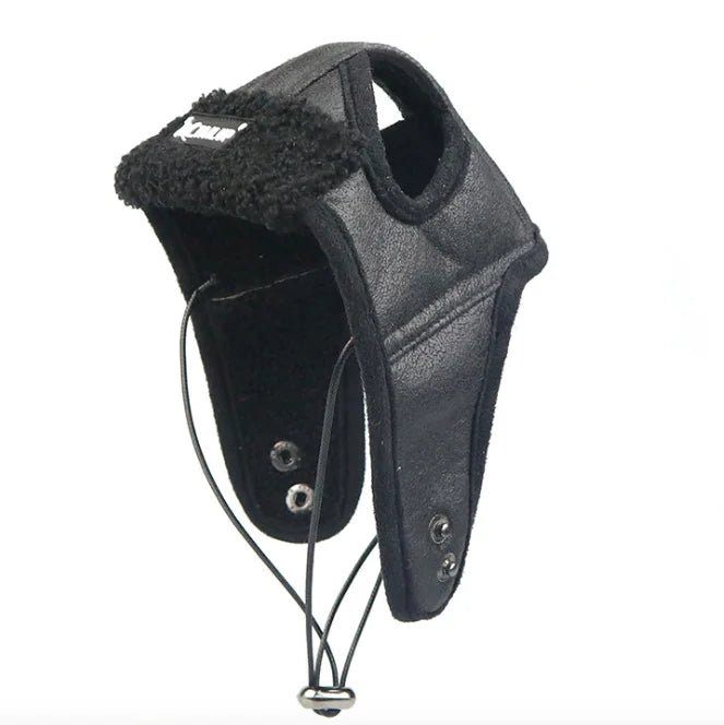 Dog Trapper Hat in Black